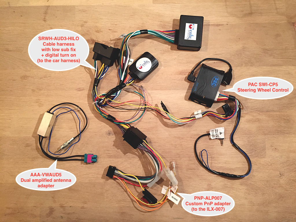 Audi TT Radio installation guide 2007-2015 Alpine ILX007 